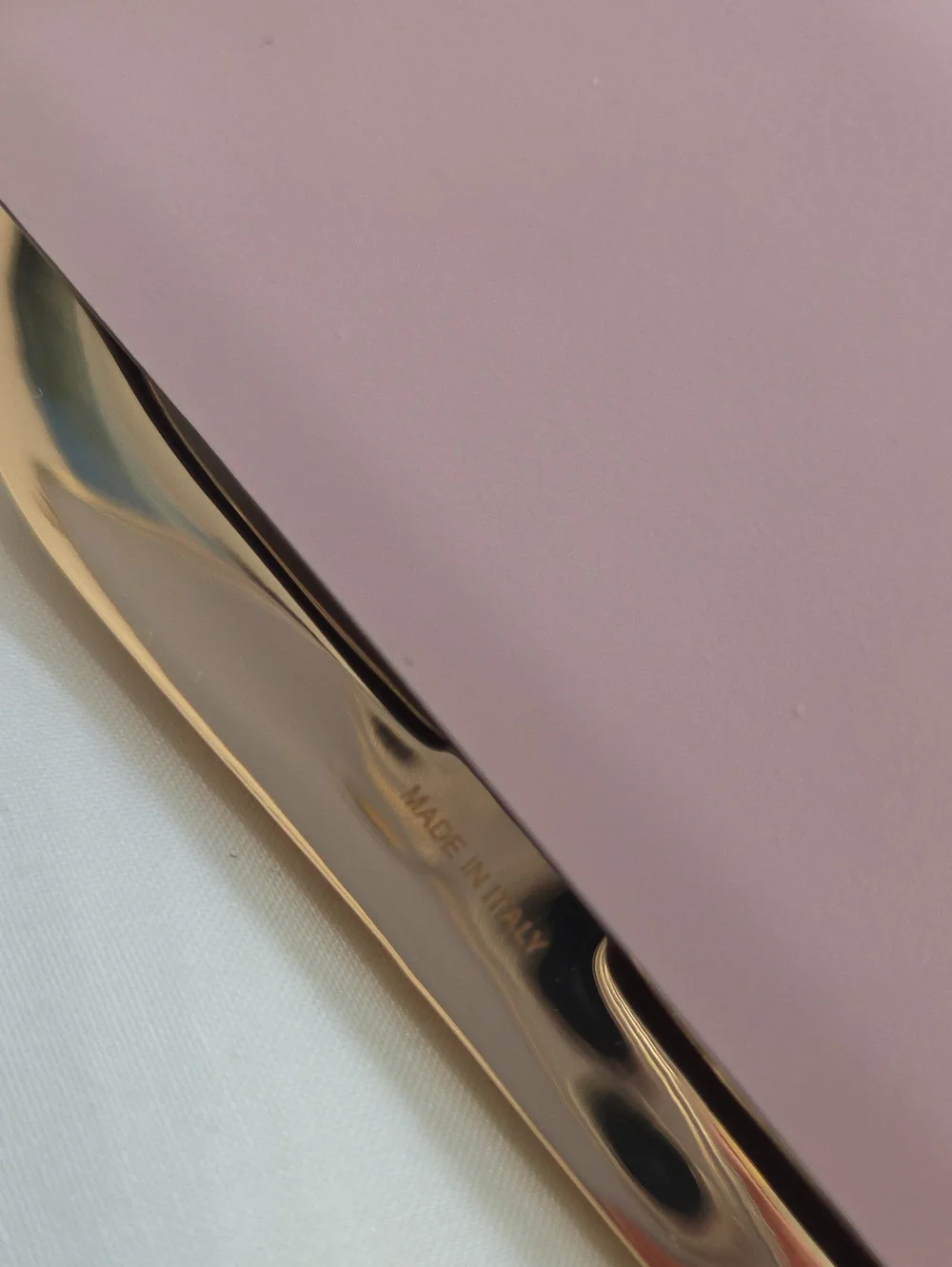 Valentino Garavani Pink Maroon Belt with Gold Sparkle Buckle